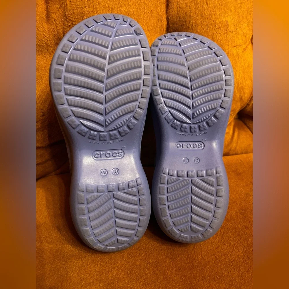 Crocs Mega Crush Platform Classic Clogs lavender Womens 10